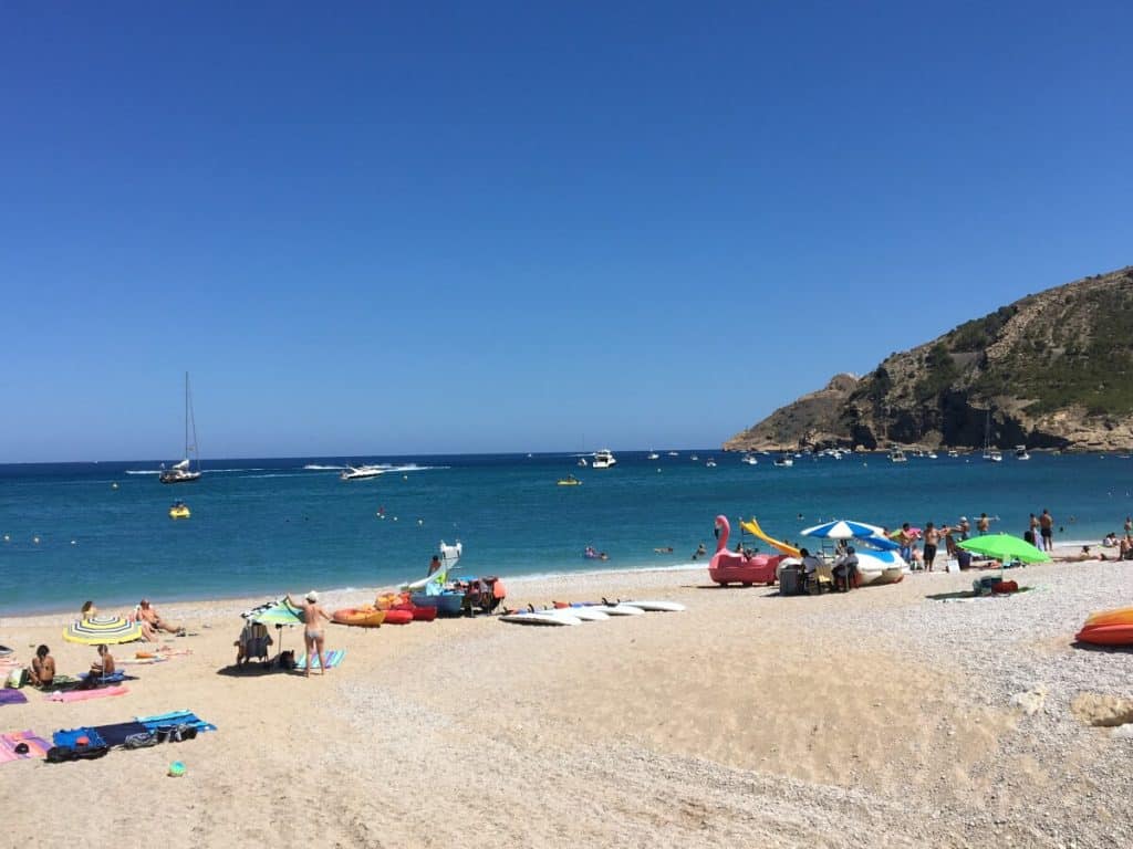 Albir beach, a must see place in alfaz del pi