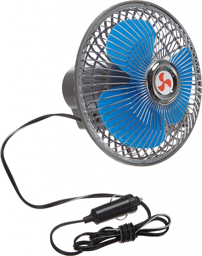 Ventilador a 12 voltios para camping