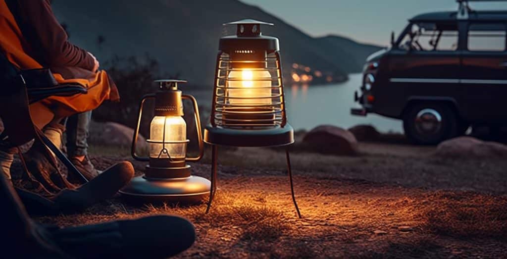Las mejores lámparas de camping para acampar de noche