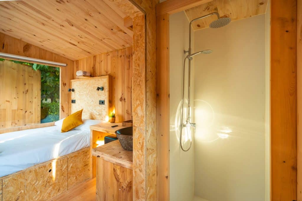 Kampaoh Playa Levante - Lei Glampingtelt Interiøret i tiny house kampaoh levante beach