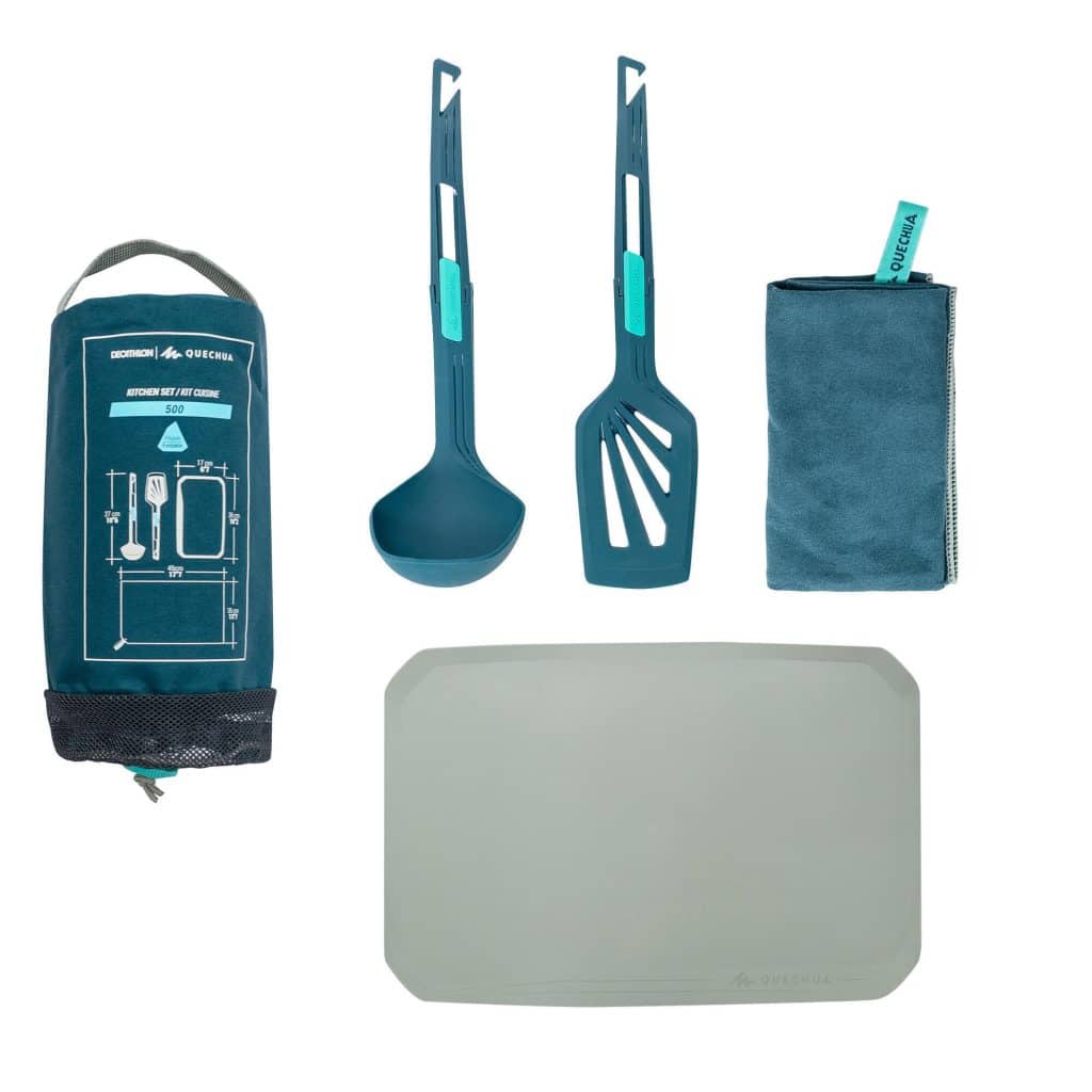 Utensilios de cocina para camping