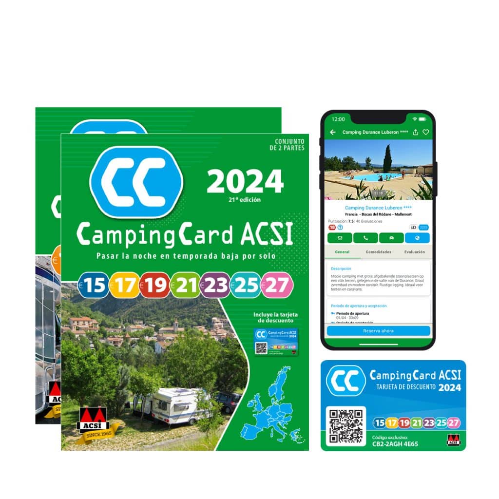 Guida al campeggio ACSI Campingcard in inglese
