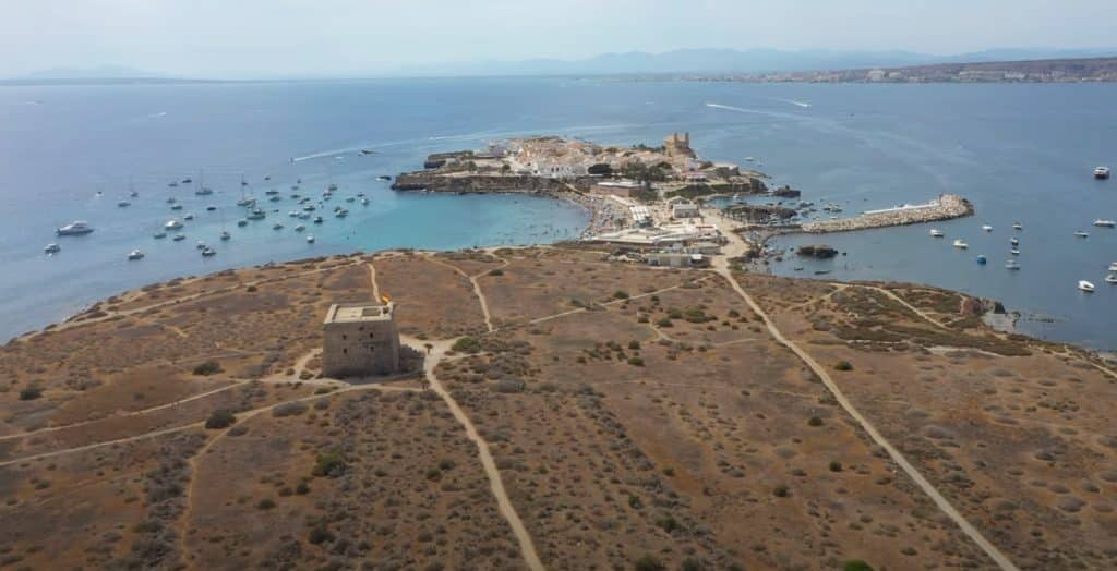 vista aerea tabarca torre san josep
