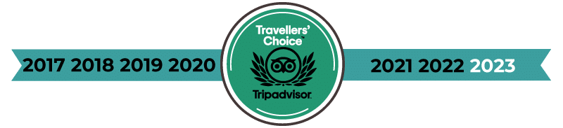 Tripadvisor travellers choice award for 7 consecutive years for camping armanello