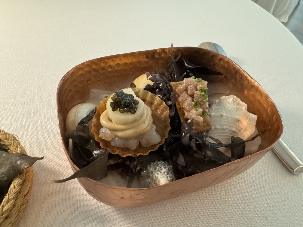 Restaurantes Con Estrella Michelin En Alicante Que No Te Puedes Perder Plato del menú degustación de audrey's calpe estrella michelin