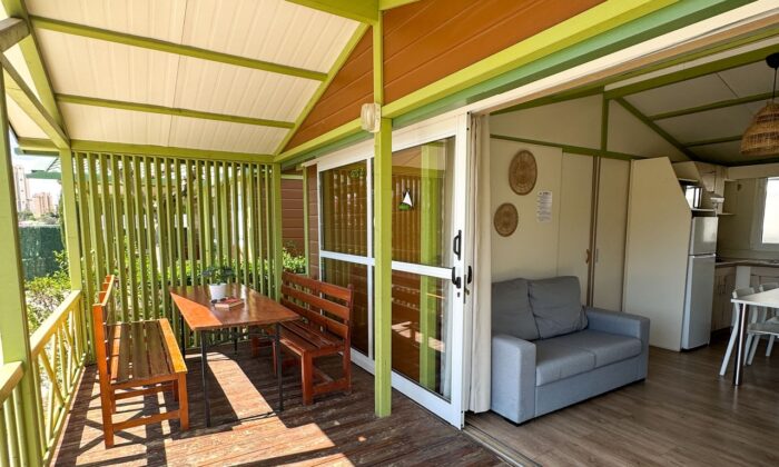 Terraza bungalow samoa