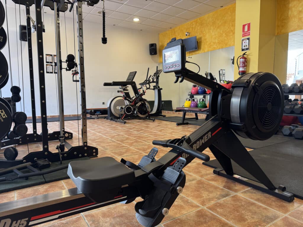 Gimnasio Del Camping Maquina remo gym armanello